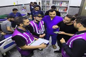 نظارت میدانی کارشناسان دفتر بازرسی و مدیریت عملکرد دانشگاه علوم پزشکی شیراز بر روند ارائه خدمات سلامت به زائران اربعین حسینی در عراق